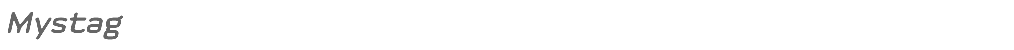 Mystag Mystag (Italic) Font by 7NTypes.otf font preview